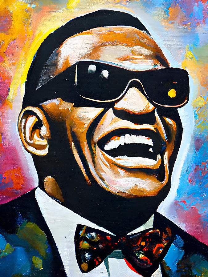 Ray Charles Digital Art by Mauricio Sobalvarro - Fine Art America