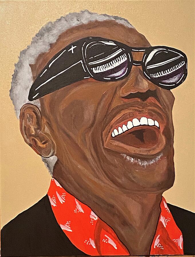 Ray Charles-Reflections of Ray Painting by Bill Manson