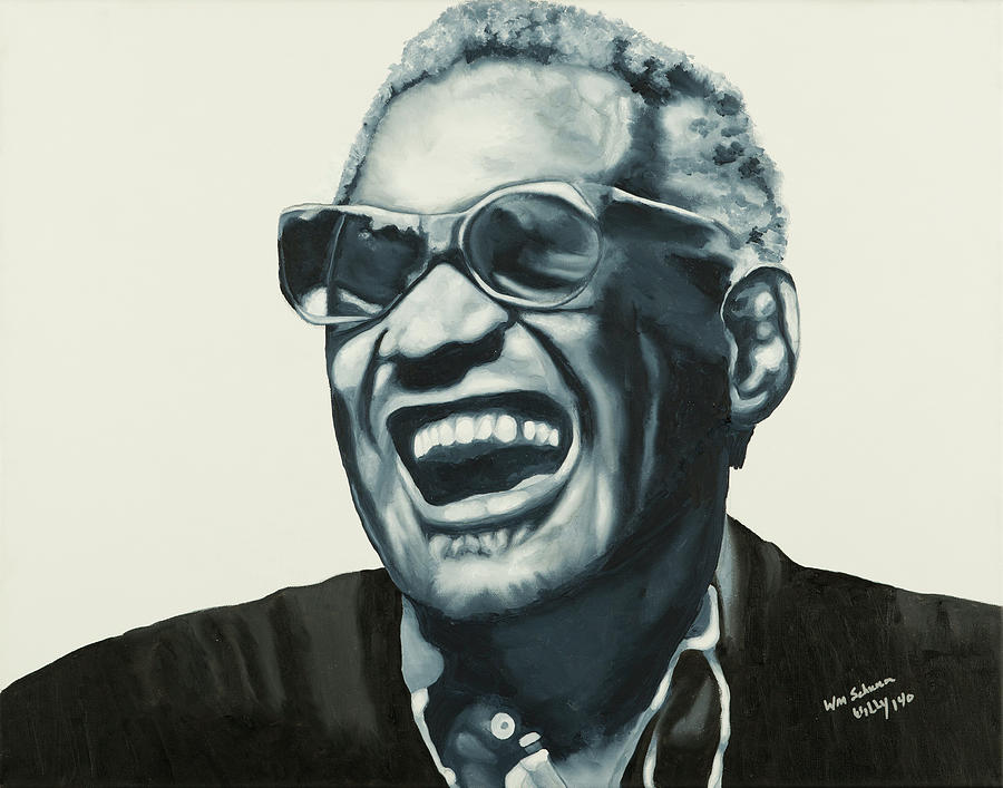 Ray Charles Painting by William Schumm - Fine Art America