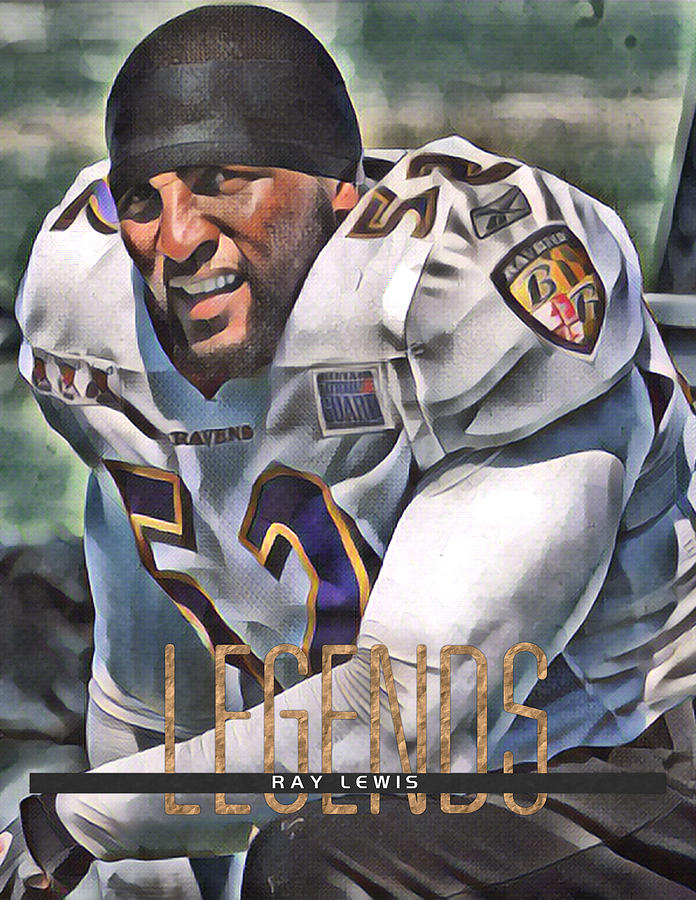 Ray Lewis Baltimore Ravens Abstract Art 52 iPhone Case by Joe Hamilton -  Pixels