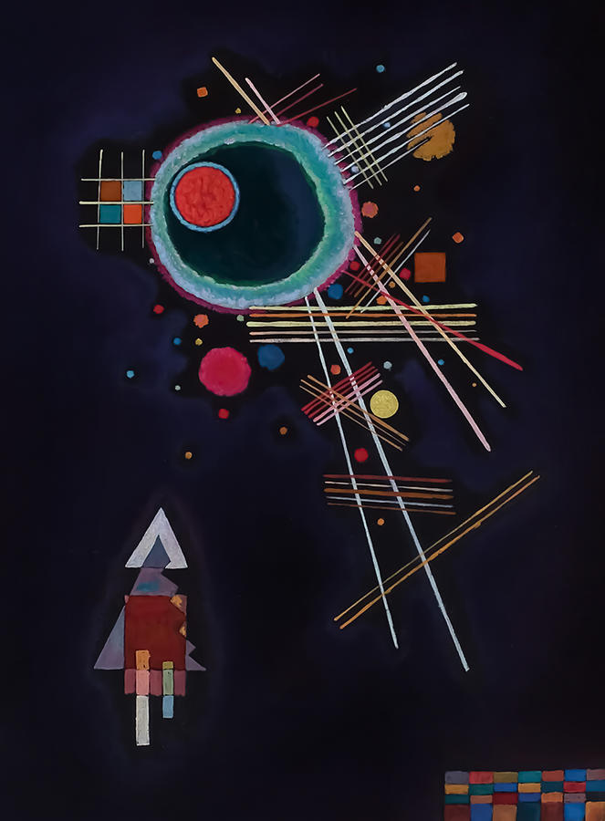 Ray Lines By Wassily Kandinsky Painting
