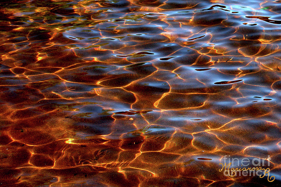 Rays of Light on Water Photograph by Mariarosa Rockefeller
