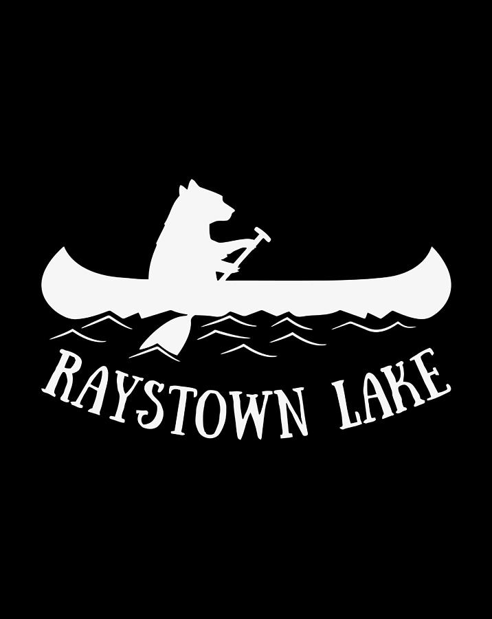 Raystown Lake Pennsylvania Bear Canoe Gift Gift Items Digital Art By Sue Mei Koh