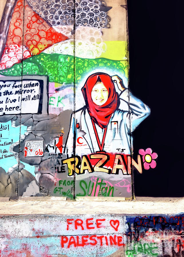Razan Free Palestine Photograph by Munir Alawi