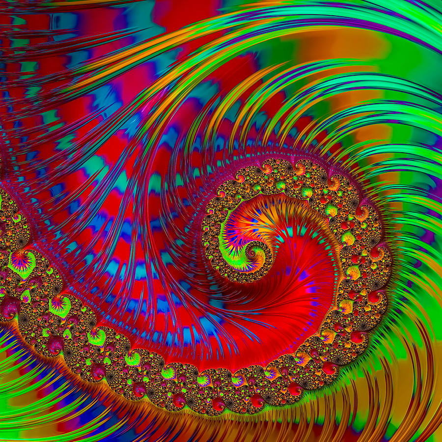 Razzle Dazzle Spiral Digital Art by Sage Photography - Fine Art America