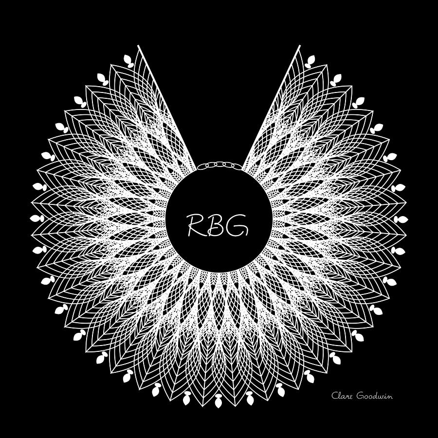 RBG Digital Art by Clare Goodwin