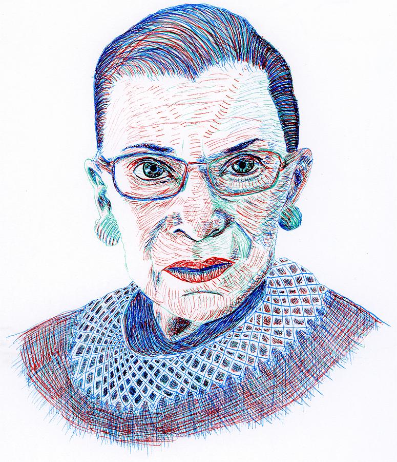 RBG in RGB Drawing by Colorful Productions Fine Art America