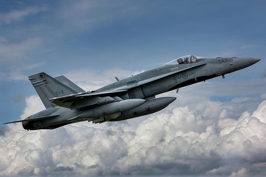 RCAF McDONNELL DOUGLAS F/A 18 HORNET Photograph by Derek Beattie - Fine ...