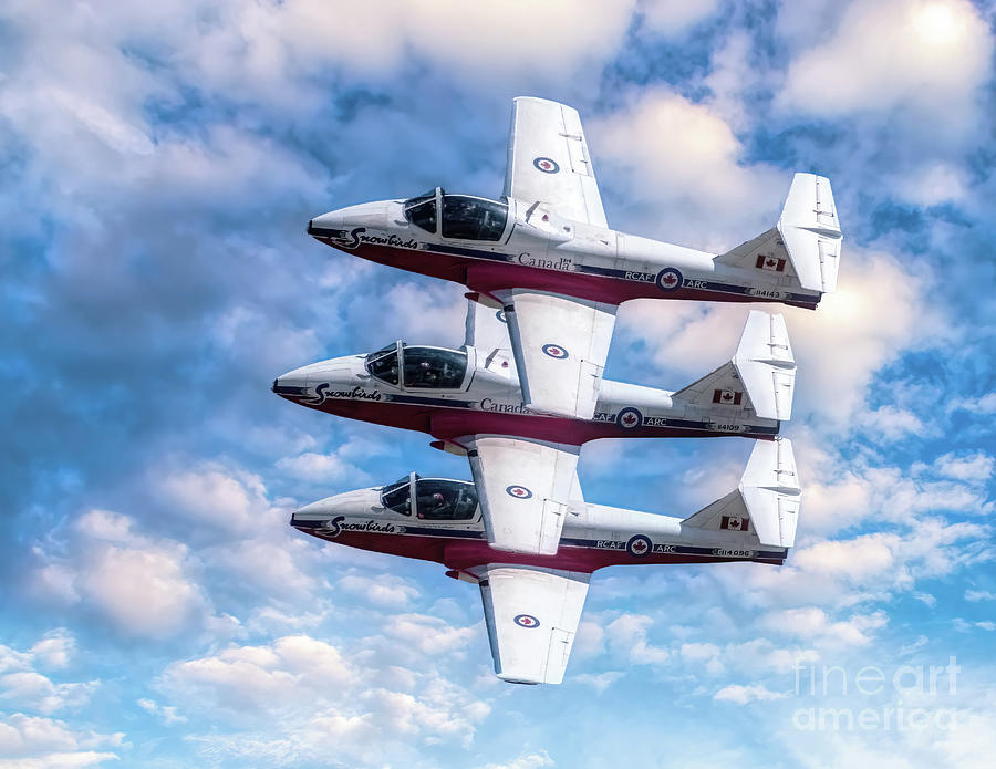 RCAF Snowbirds Photograph by Nick Zelinsky Jr