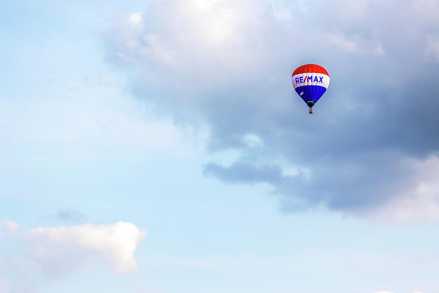 Re/Max Balloon and Clouds Photograph by Deborah Penland