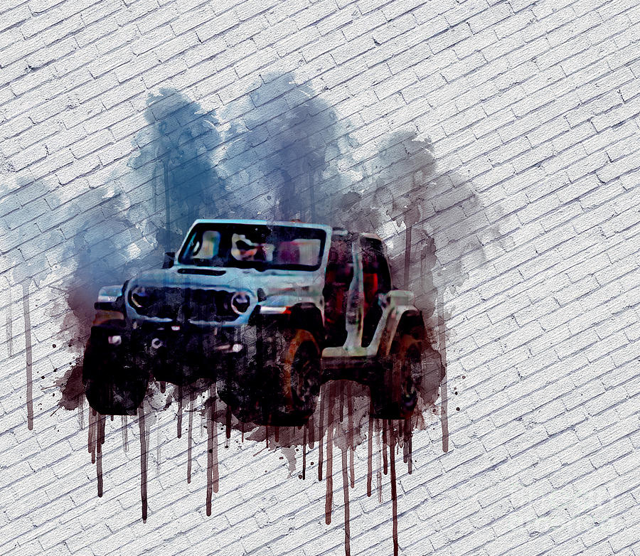 Re7534 2024 Jeep Wrangler Unlimited Rubicon 392 Painting By Lisa Sandra   Re7534 2024 Jeep Wrangler Unlimited Rubicon 392 Lisa Sandra 