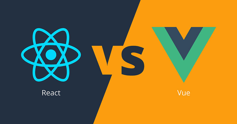 ReactJS or VueJS- Which JavaScript Framework is better? Digital Art by ...