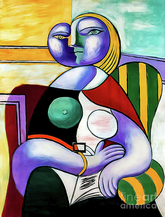 Reading by Pablo Picasso 1932 Painting by Pablo Picasso
