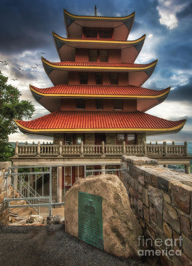 Reading Pagoda 07.17a Photograph by Howard Roberts - Fine Art America