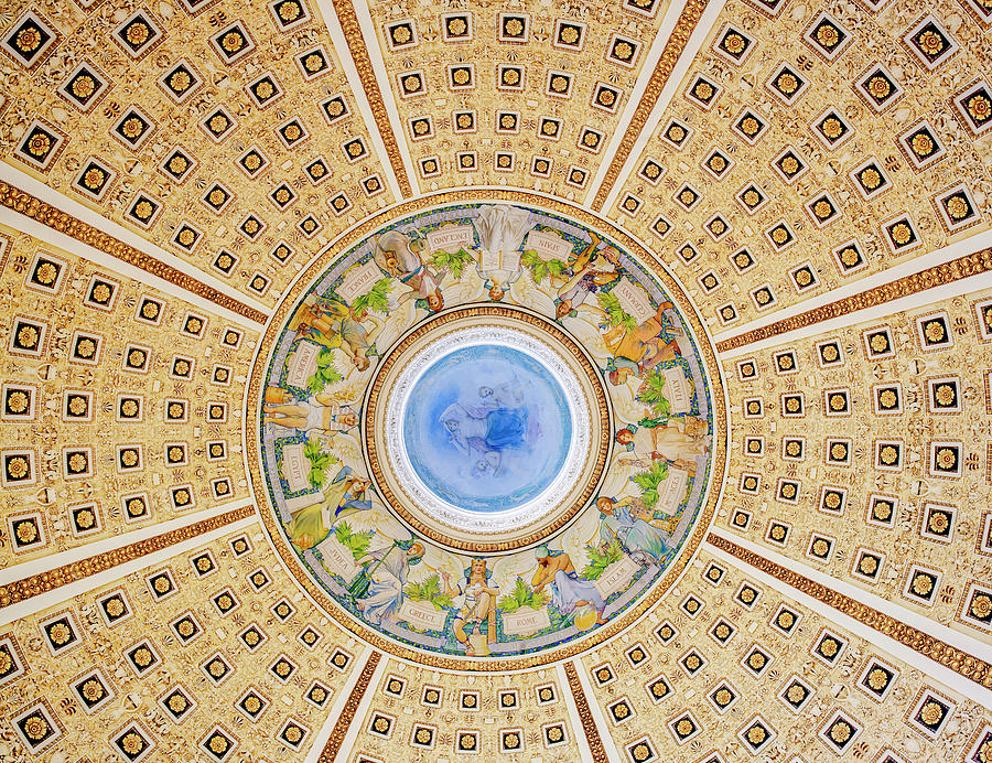 Reading Room Ceiling Photograph