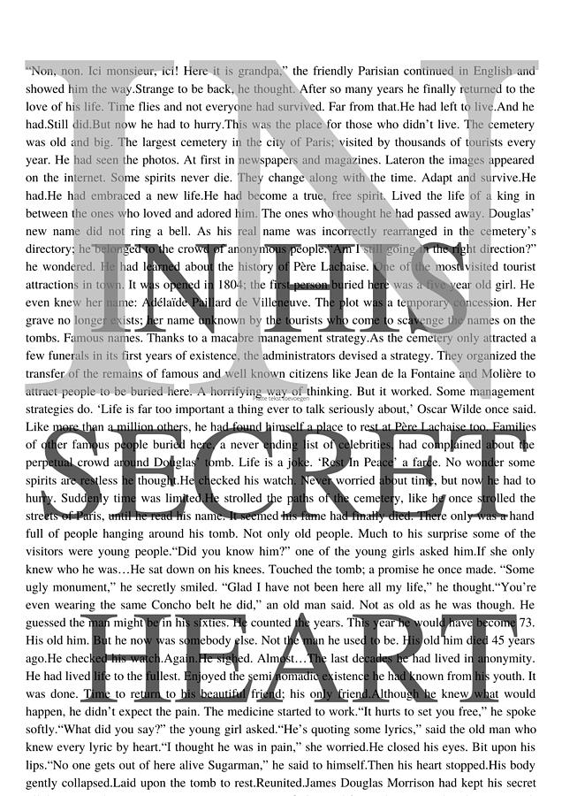 Readtee 9 In his secret heart Mixed Media by Eduard Meinema