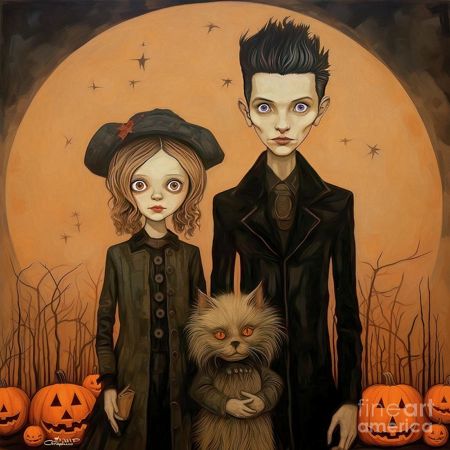 Ready for Halloween Digital Art by Jutta Maria Pusl