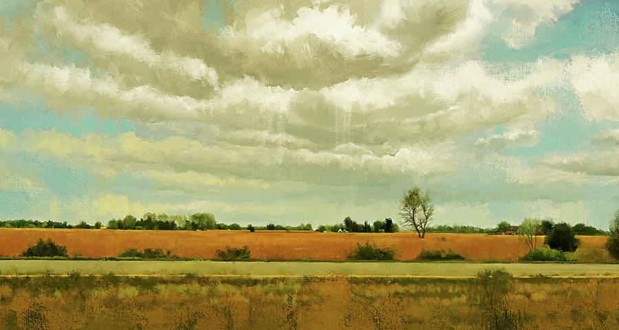 Summer Digital Art - Ready for Harvest by Garth Glazier