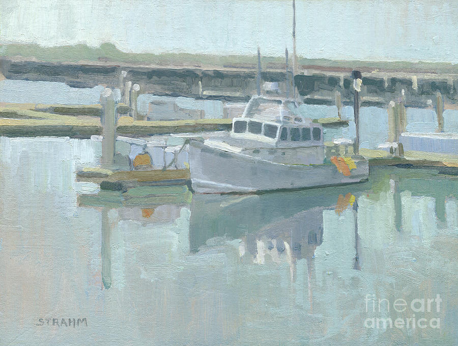 Ready for the Next Catch, Tuna Harbor, San Diego Painting by Paul Strahm