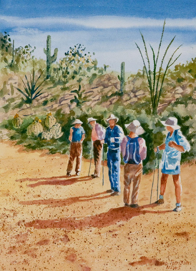Ready to Hike Painting by Barbara Parisien