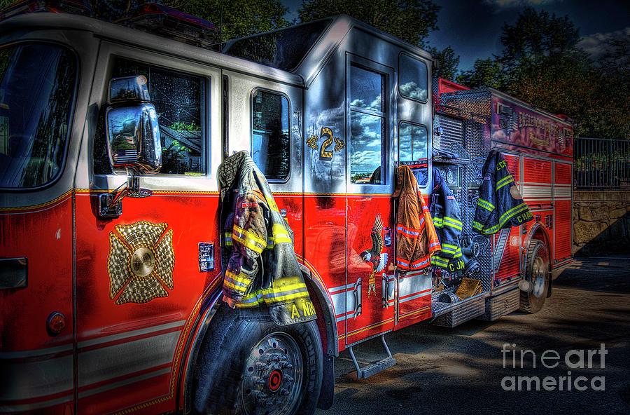 Firetruck Photograph - Ready To Roll by Arnie Goldstein