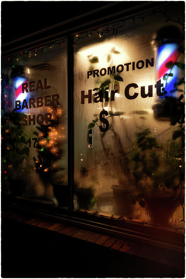 Real Barber Shop Photograph by John Hoey