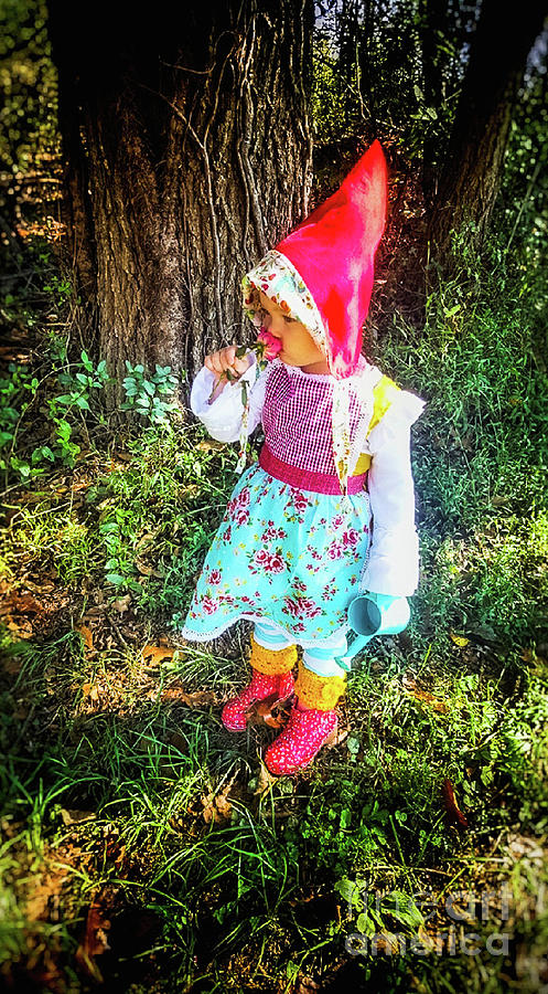 female garden gnome costume
