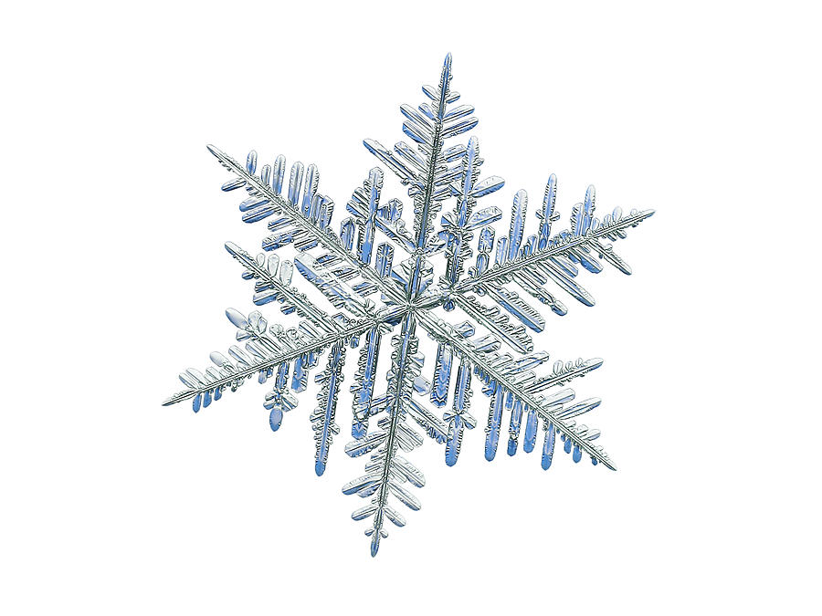 Real snowflake 2016-01-21_2w_Dubhe Photograph by Alexey Kljatov