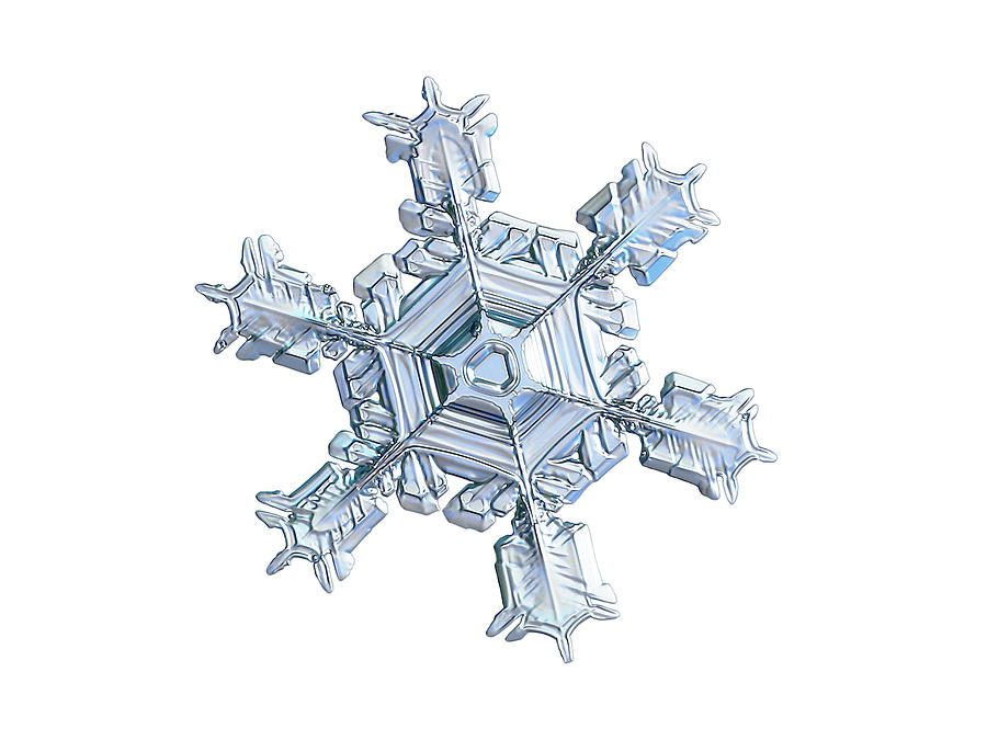 Real snowflake 2021-02-17 8913-21w Photograph by Alexey Kljatov