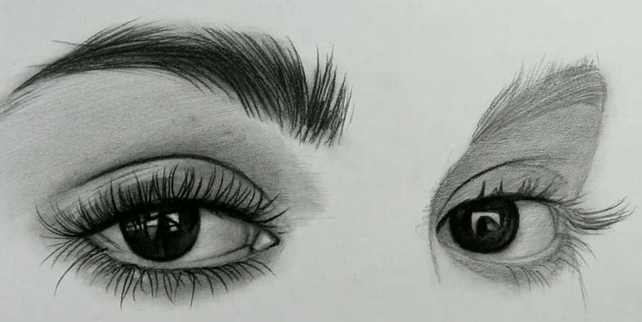 My very first eye and 13 months progression : r/learnart