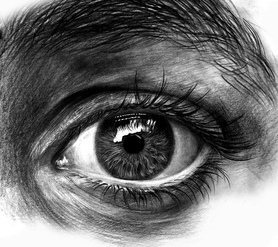 Realistic Pencil Eye Drawing Drawing by Sketch Artist Near Me Sketch