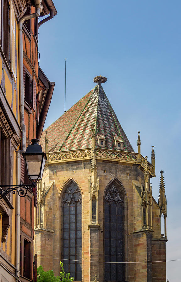 Rear View of St Martins Church in Colmar Photograph by Teresa Mucha