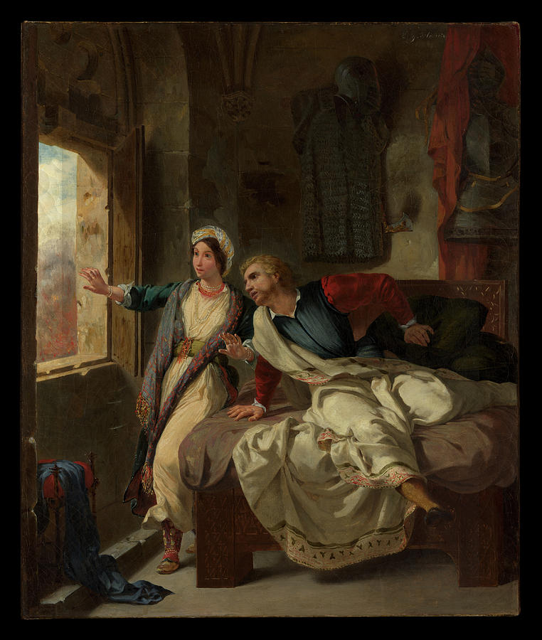 Rebecca and the Wounded Ivanhoe 1823 Painting by MotionAge Designs
