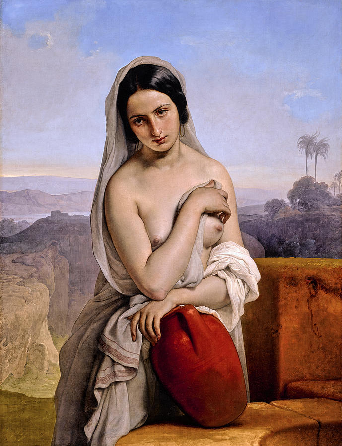 Rebecca At The Well Photograph by Francesco Hayez