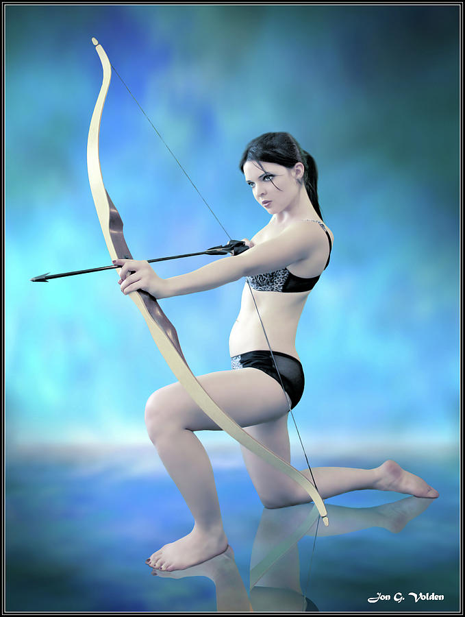 Rebel Bow Woman Photograph by Jon Volden