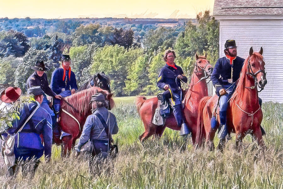 Rebel Spies And Union Soldiers Photograph by Barbara Smits - Fine Art ...