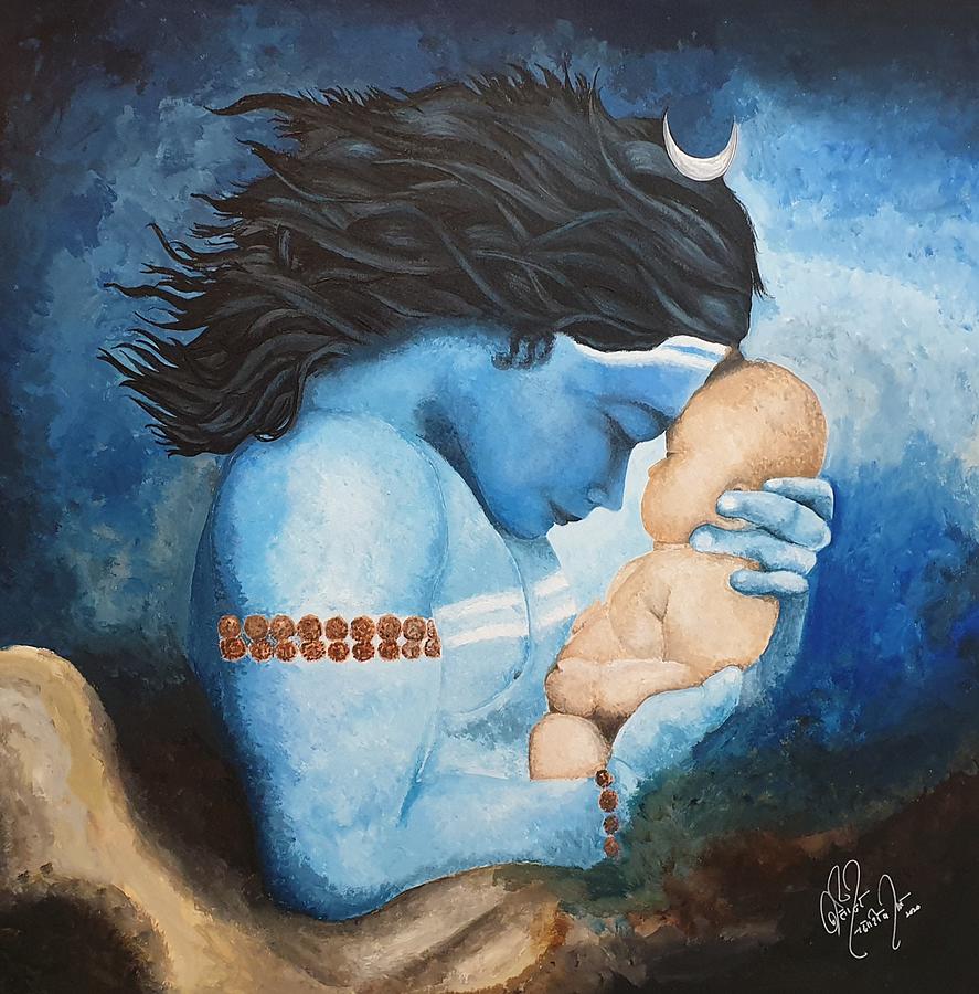 Rebirth Painting by Nitin Narkar - Fine Art America