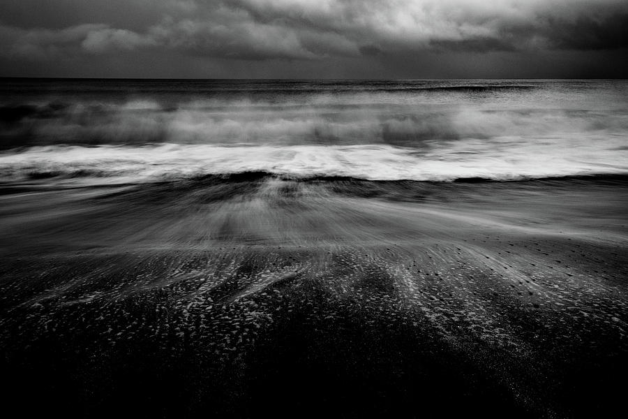 Receding wave II - Snaefellsnes, Iceland Photograph by George Vlachos