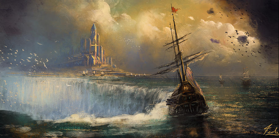 Reckless Waters  Painting by Joseph Feely