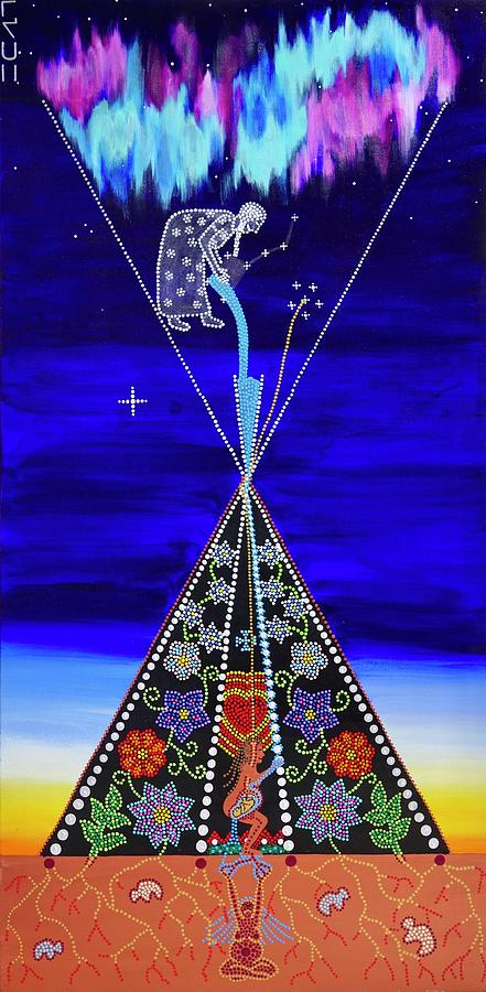Indigenous Painting - Reclamation by Karlee Fellner Indigenous Painting - Reclamation by Karlee Fellner