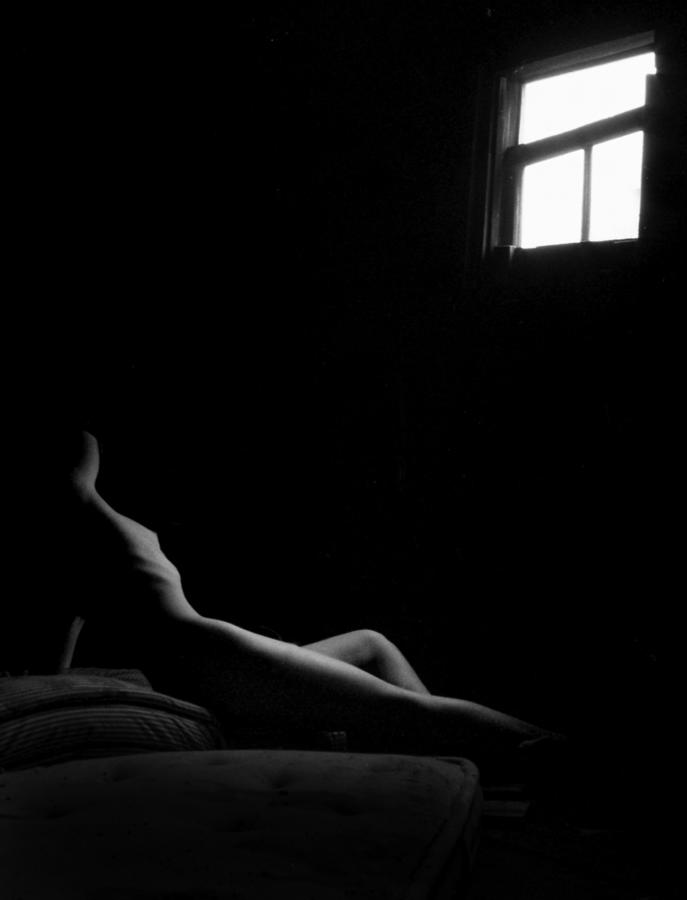 Reclining Nude Monochrome Photograph by Wayne King