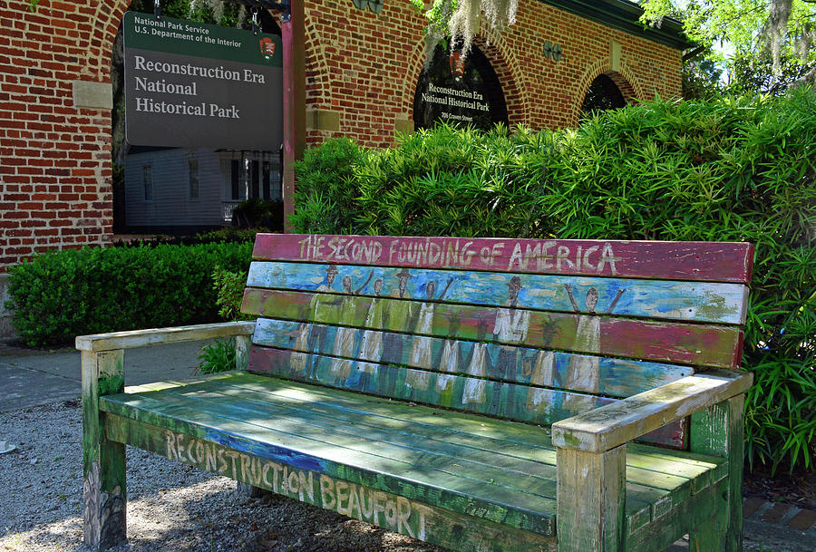 Reconstruction Era National Historic Park Bench Photograph by Bruce Gourley
