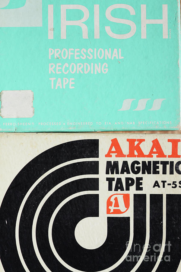 Recording Tape Vintage Professional Magnetic Two Photograph by Edward Fielding