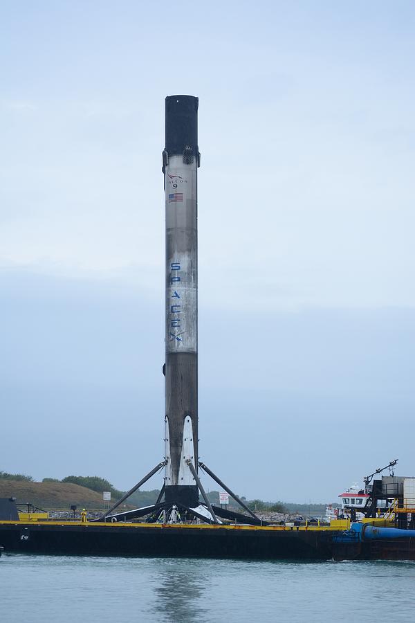 Recovered SpaceX Booster  Photograph by Bradford Martin