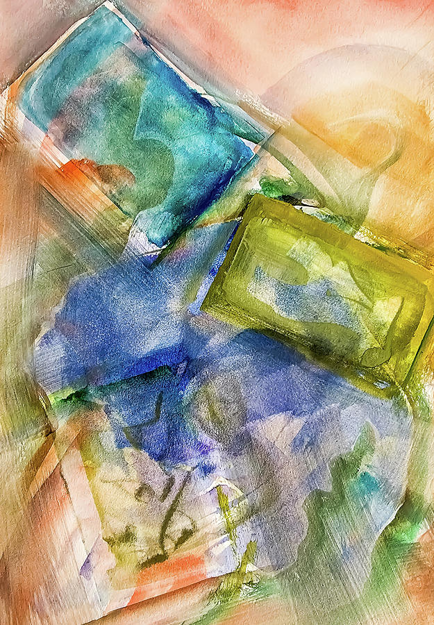 Rectangular Abstract Painting by Lisa Kaiser Fine Art America