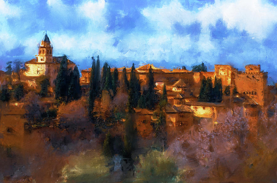 Recuerdos de la Alhambra - 02 Painting by AM FineArtPrints