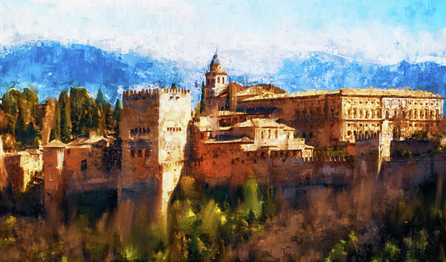 Recuerdos De La Alhambra - 03 Painting