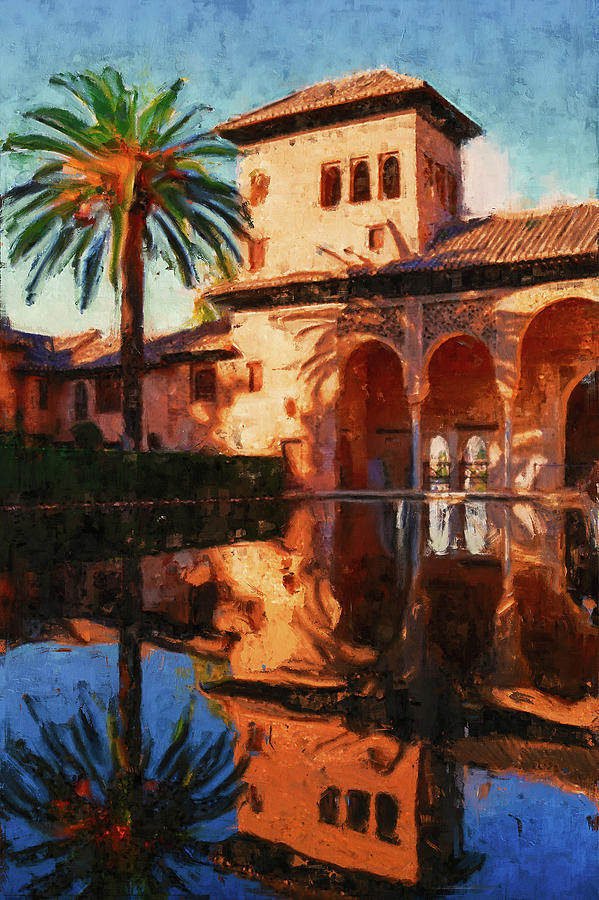 Recuerdos de la Alhambra - 04 Painting by AM FineArtPrints