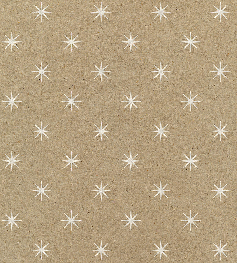 Recycled Paper With Star Pattern Photograph by Billnoll