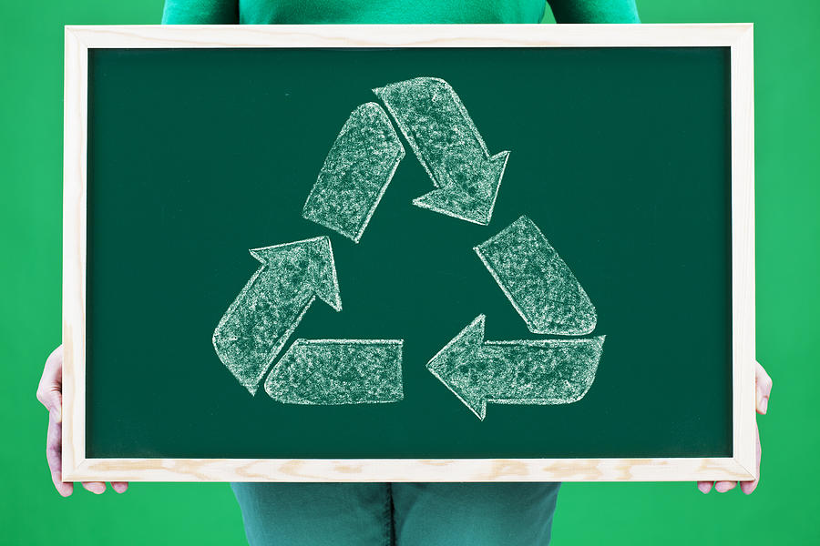 Recycling symbol Photograph by Aluxum